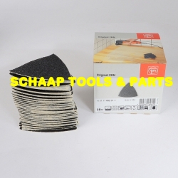 Schuurpapier met klitbevestiging zonder perforatie 80 x 80 x 80 mm korrel  60 | 63717.082.011